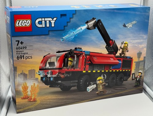 Lego city 60499 airport fire - city,